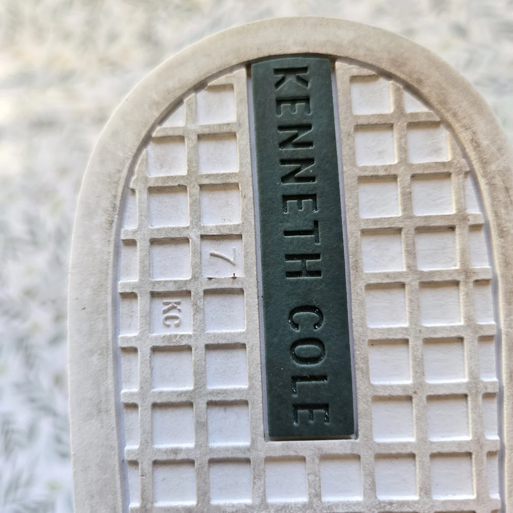 Kenneth Cole Tyler Zip Mid-Top Leather Sneakers - Size 7 - Picture 9 of 9